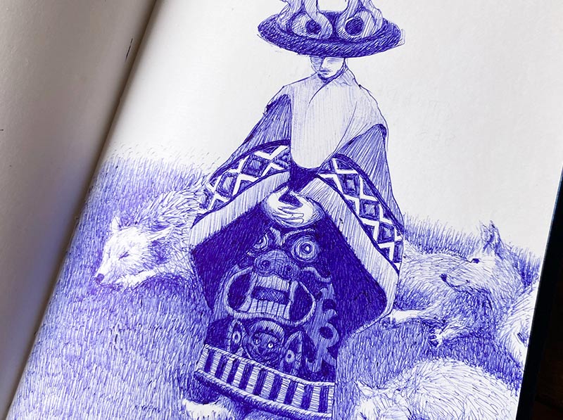 Libro azul, obra de Graciela García